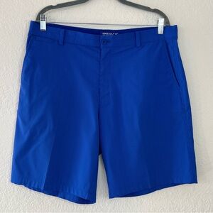 Nike Golf Tour Performance Dri-Fit Royal Blue Striped Shorts Men’s Size 36
